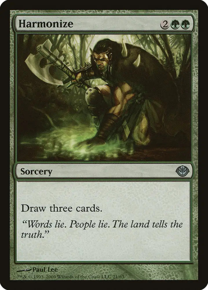 Harmonize [Duel Decks: Garruk vs. Liliana] - MTG Single