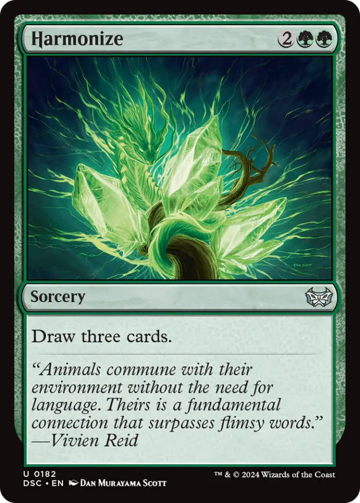 Harmonize [Duskmourn: House of Horror Commander] - MTG Single