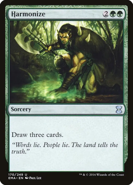 Harmonize [Eternal Masters] - MTG Single