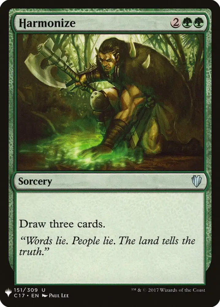 Harmonize [Mystery Booster] - MTG Single