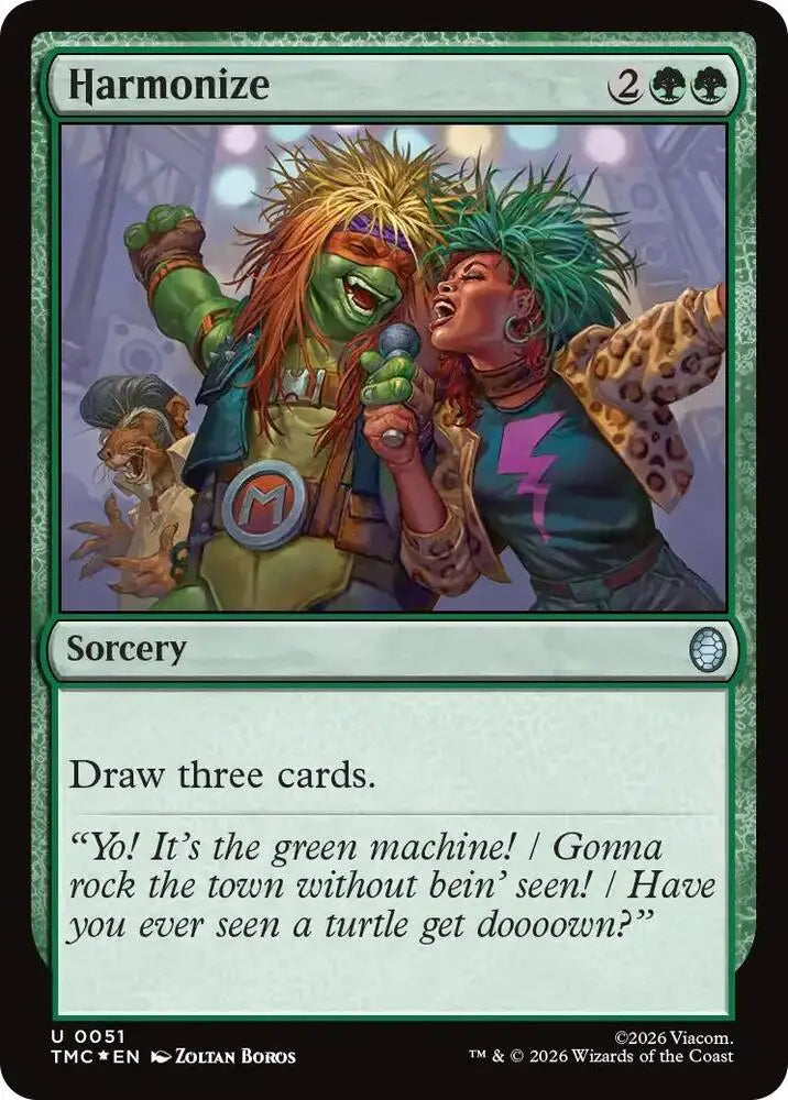 Harmonize (Surge Foil) (51) [Teenage Mutant Ninja Turtles Commander]