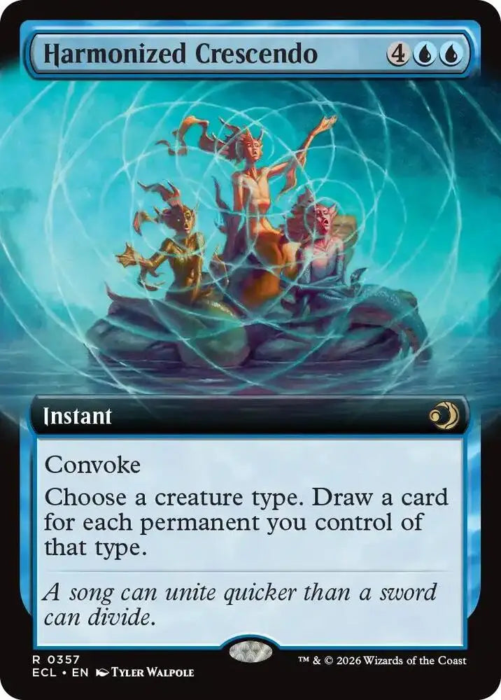Harmonized Crescendo (Extended Art) (357) [Lorwyn Eclipsed]