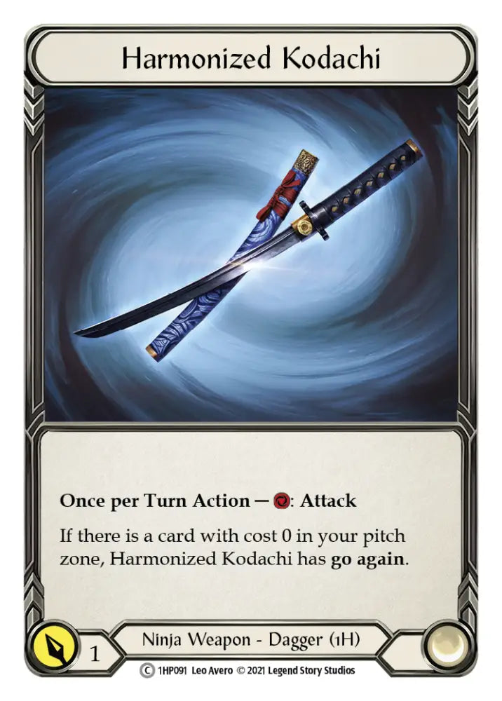 Harmonized Kodachi (Left) [1HP091] (History Pack 1) - Flesh And Blood Single