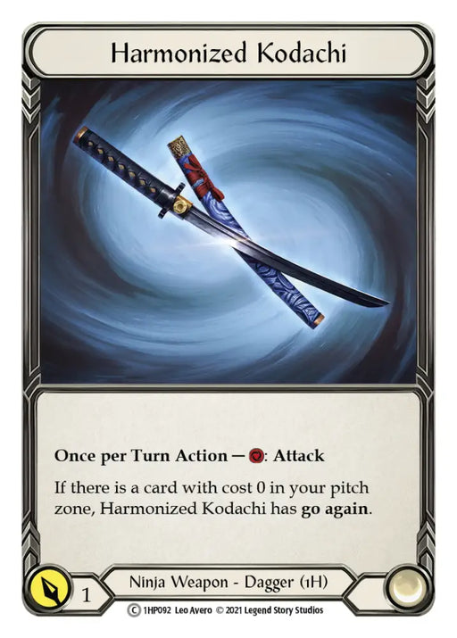 Harmonized Kodachi (Right) [1HP092] (History Pack 1) - Flesh And Blood Single
