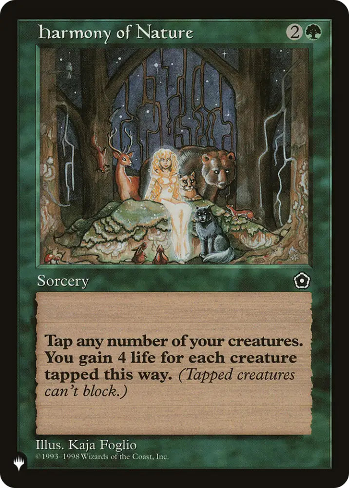 Harmony of Nature [The List] - MTG Single