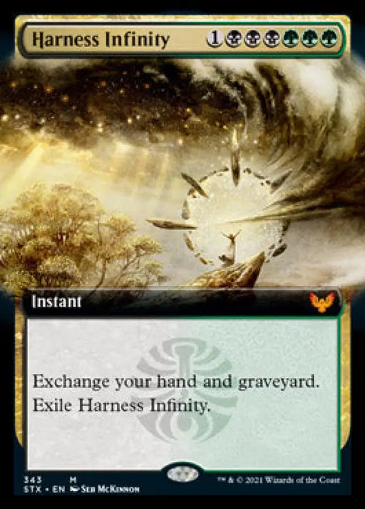 Harness Infinity (Extended Art) [Strixhaven: School of Mages] - MTG Single