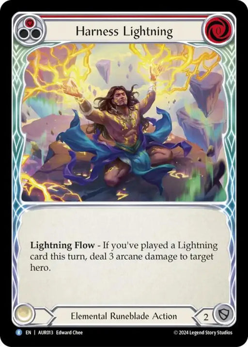 Harness Lightning (Red) [1st Strike] - Flesh And Blood Single