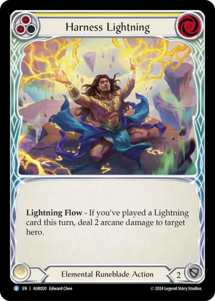 Harness Lightning (Yellow) [1st Strike] - Flesh And Blood Single