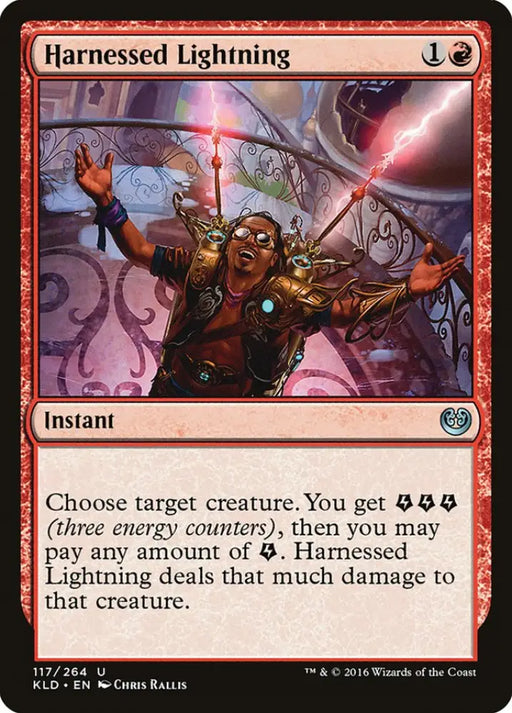 Harnessed Lightning [Kaladesh] - MTG Single