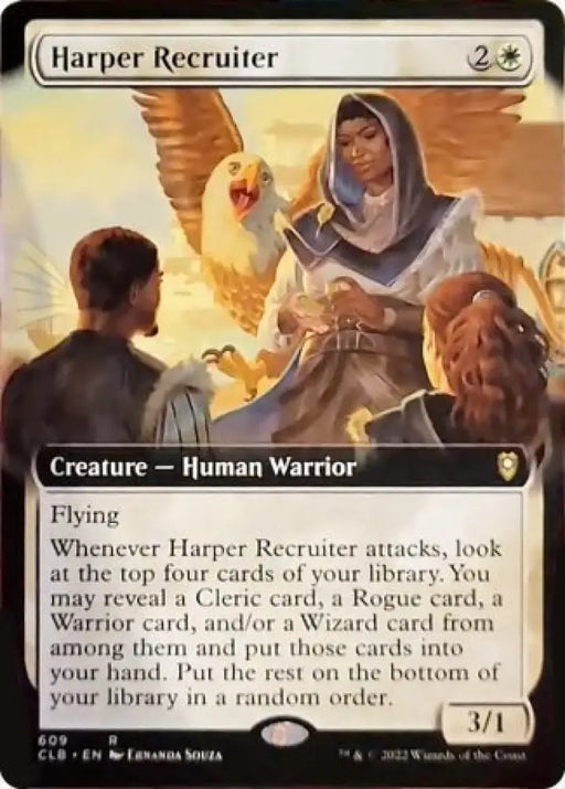 Harper Recruiter (Extended Art) [Commander Legends: Battle for Baldur’s Gate] - MTG Single