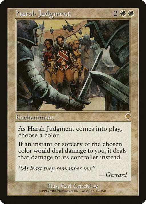 Harsh Judgment [Invasion] - MTG Single