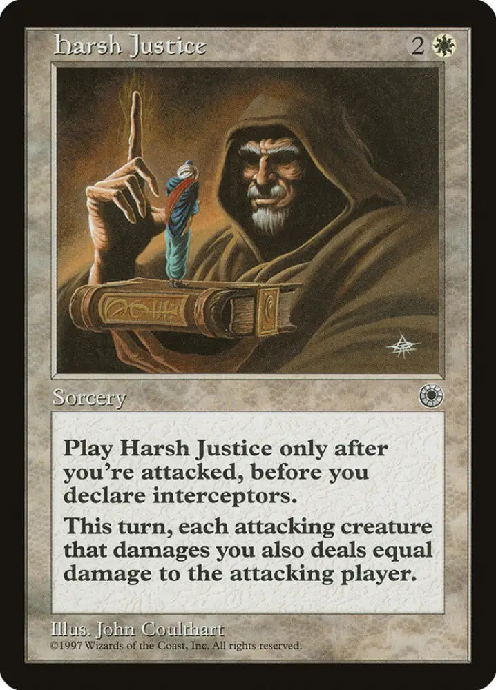Harsh Justice [Portal] - MTG Single
