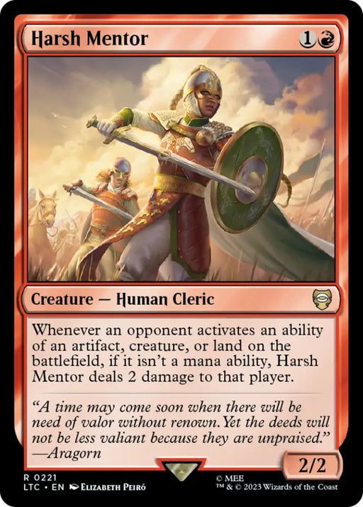 Harsh Mentor [The Lord of the Rings: Tales of Middle-Earth Commander] - MTG Single