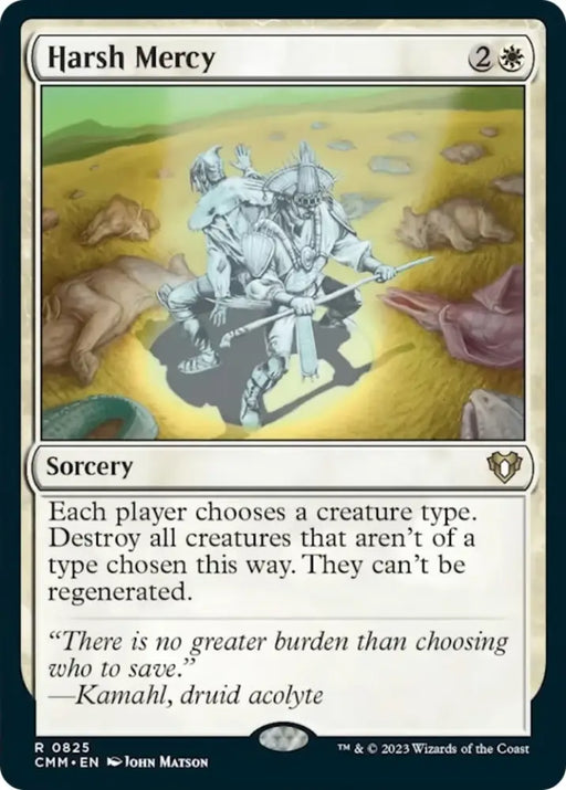 Harsh Mercy [Commander Masters] - MTG Single