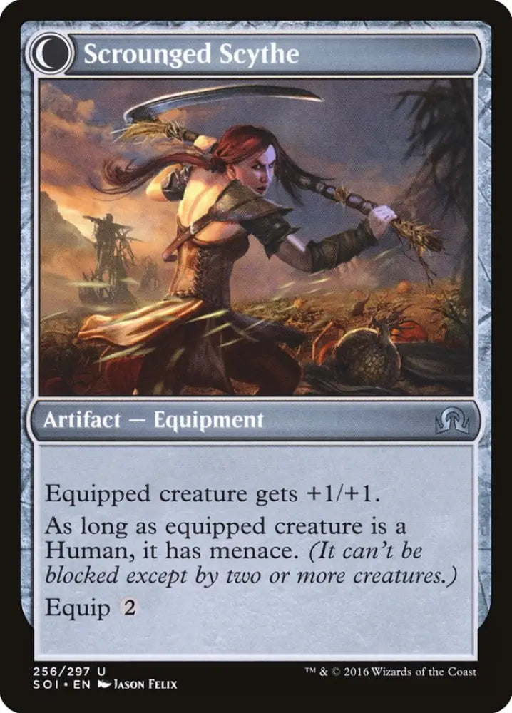 Harvest Hand // Scrounged Scythe [Shadows over Innistrad] - MTG Single