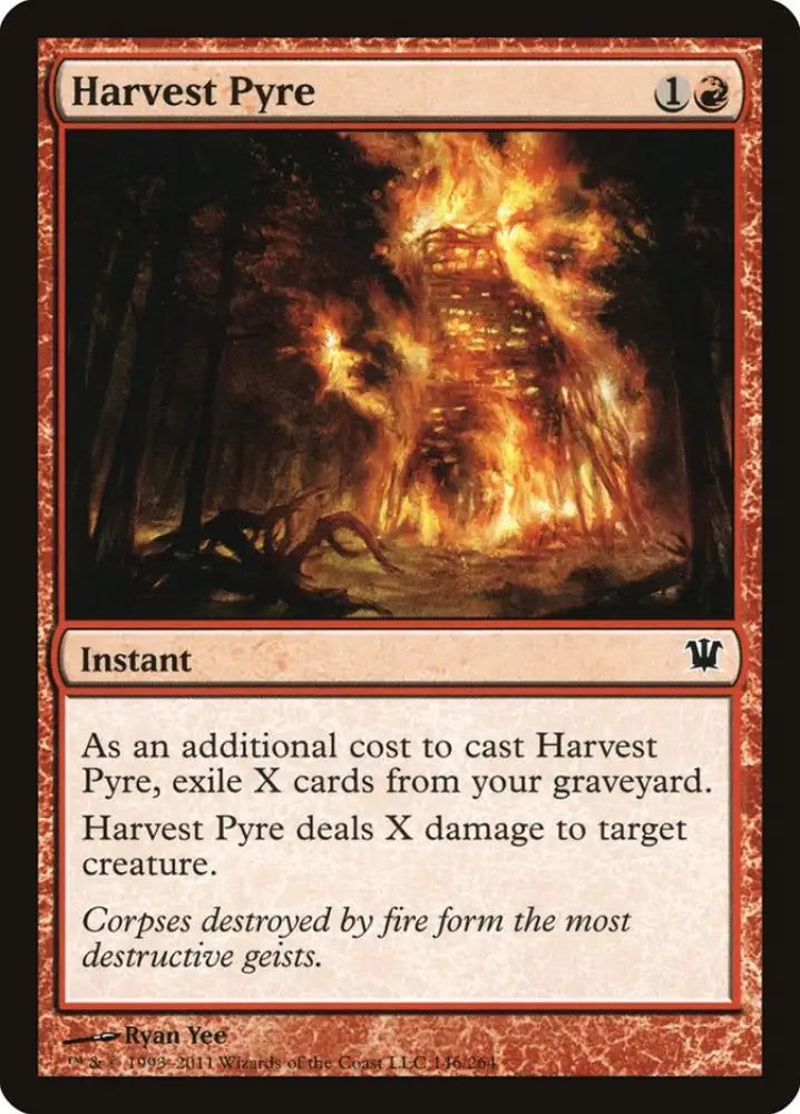 Harvest Pyre [Innistrad] - MTG Single