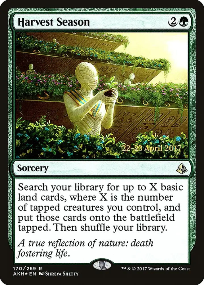 Harvest Season [Amonkhet Prerelease Promos] - MTG Single