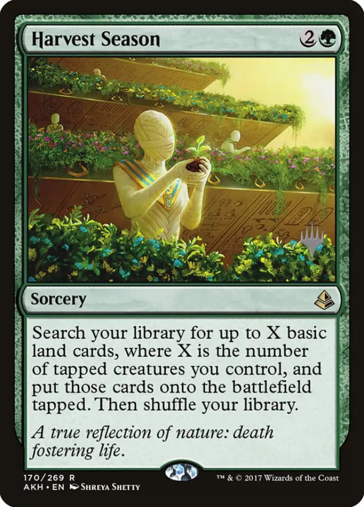 Harvest Season (Promo Pack) [Amonkhet Promos] - MTG Single