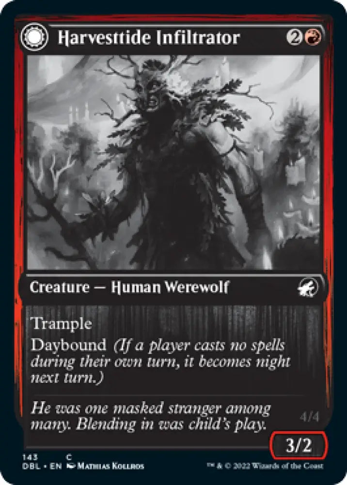 Harvesttide Infiltrator // Harvesttide Assailant [Innistrad: Double Feature] - MTG Single