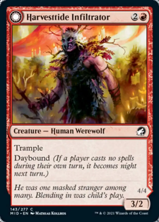 Harvesttide Infiltrator // Harvesttide Assailant [Innistrad: Midnight Hunt] - MTG Single