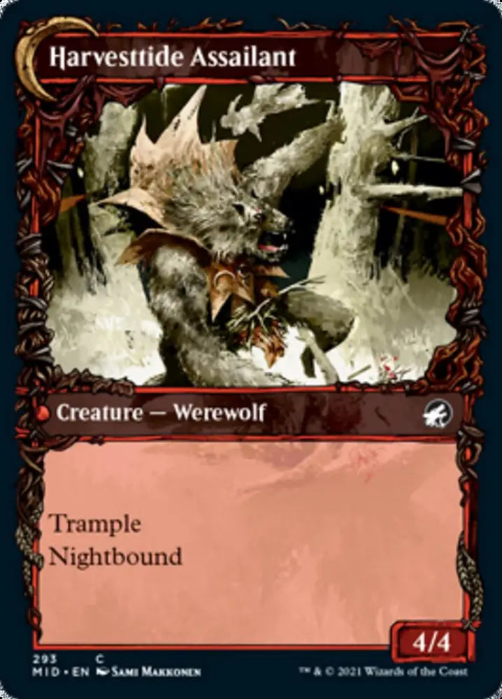 Harvesttide Infiltrator // Harvesttide Assailant (Showcase Equinox) [Innistrad: Midnight Hunt] - MTG Single