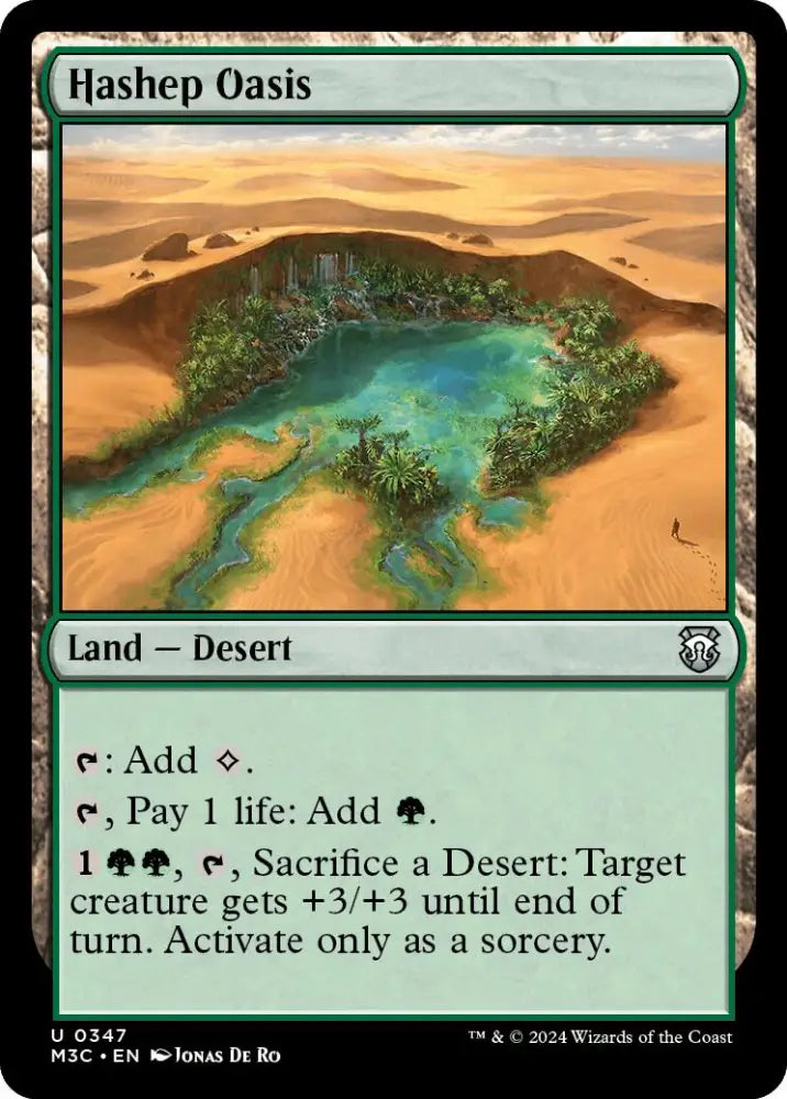 Hashep Oasis [Modern Horizons 3 Commander] - MTG Single