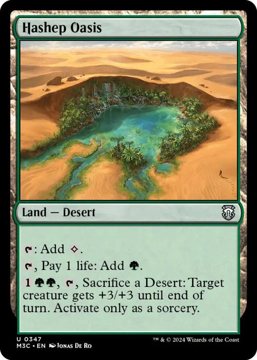 Hashep Oasis [Modern Horizons 3 Commander] - MTG Single