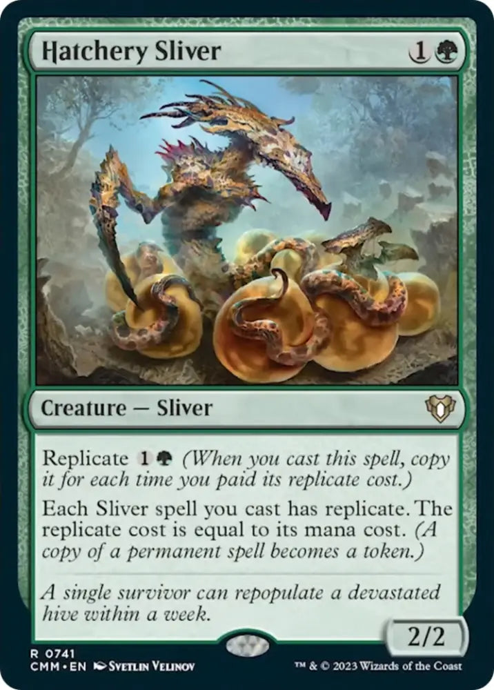 Hatchery Sliver [Commander Masters] - MTG Single