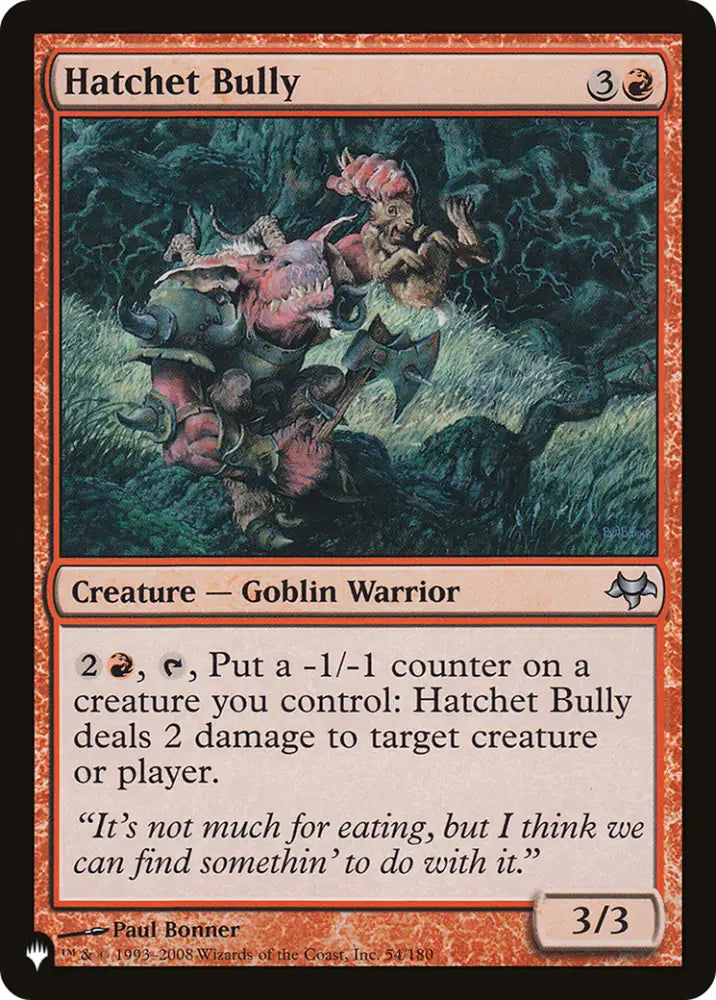 Hatchet Bully [The List] - MTG Single