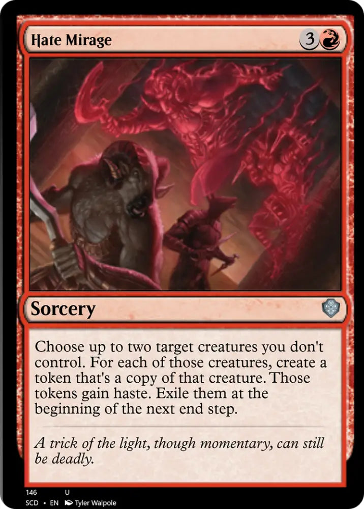 Hate Mirage [Starter Commander Decks] - MTG Single