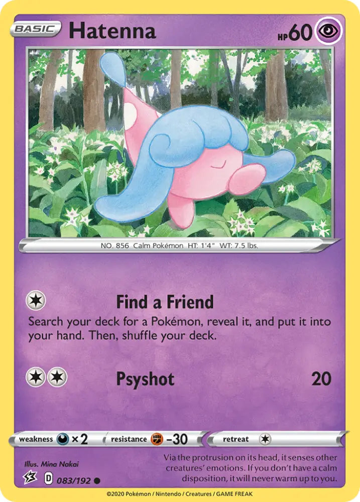 Hatenna (083/192) [Sword & Shield: Rebel Clash] - Pokemon Single