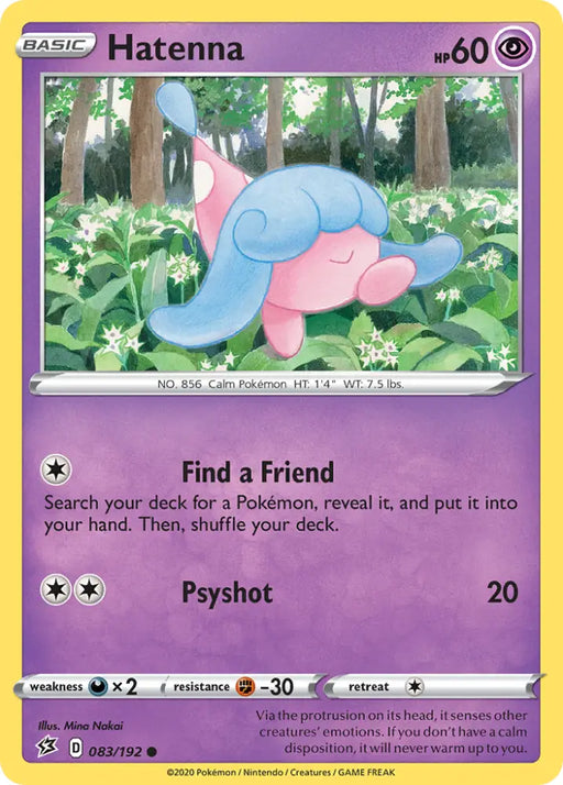 Hatenna (083/192) [Sword & Shield: Rebel Clash] - Pokemon Single