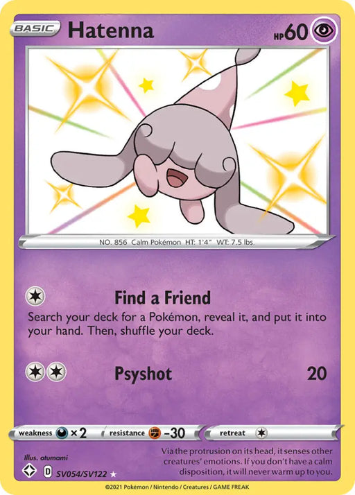 Hatenna (SV054/SV122) [Sword & Shield: Shining Fates] - Pokemon Single