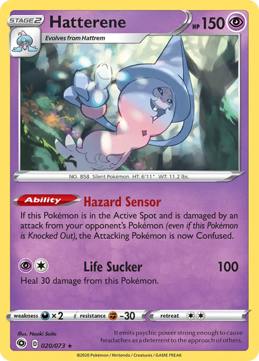 Hatterene (020/073) [Sword & Shield: Champion’s Path] - Pokemon Single