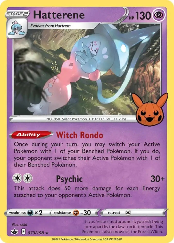 Hatterene (073/198) [Trick or Trade] - Pokemon Single