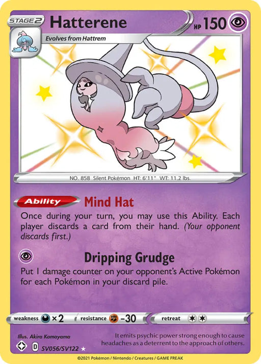Hatterene (SV056/SV122) [Sword & Shield: Shining Fates] - Pokemon Single