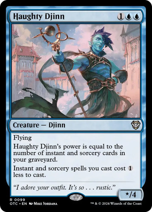 Haughty Djinn [Outlaws of Thunder Junction Commander] - MTG Single