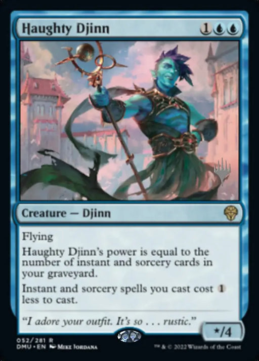 Haughty Djinn (Promo Pack) [Dominaria United Promos] - MTG Single