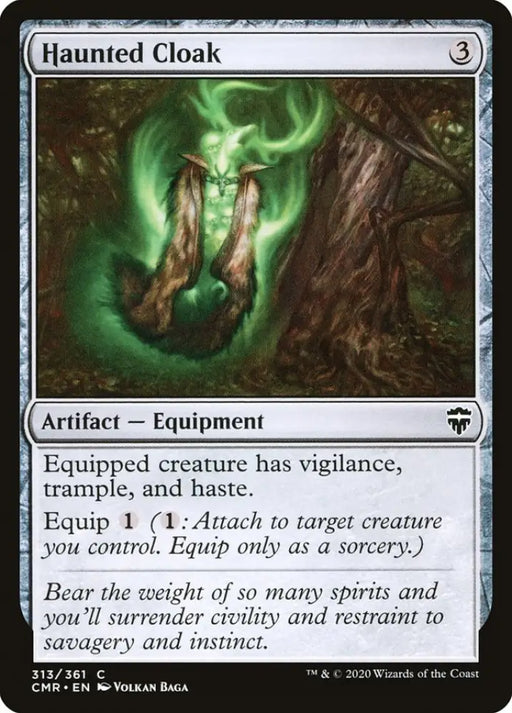 Haunted Cloak (313) [Commander Legends] - MTG Single