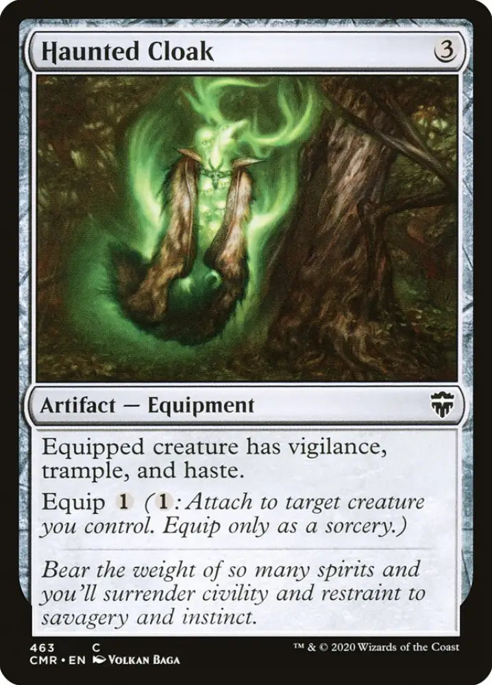 Haunted Cloak (463) [Commander Legends] - MTG Single