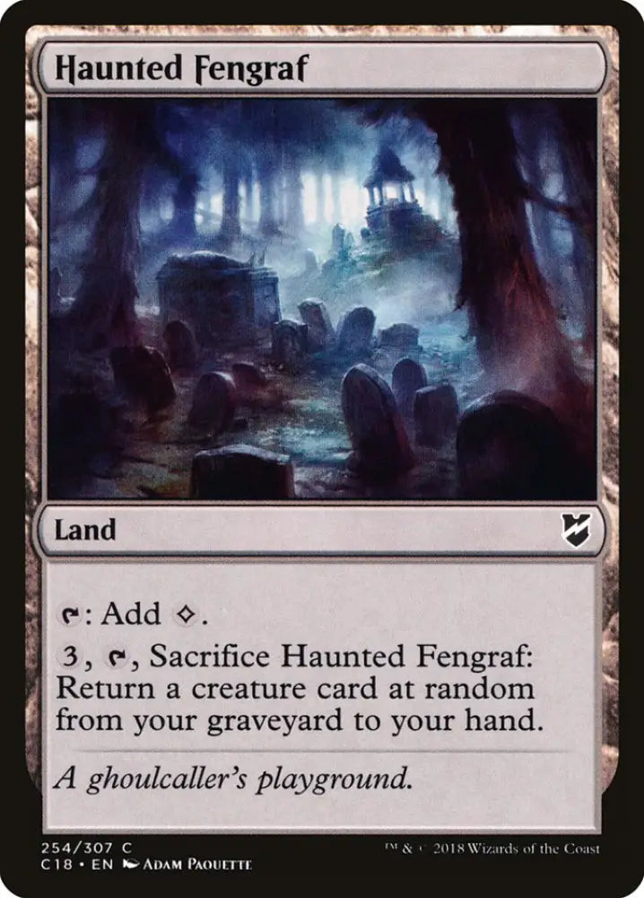 Haunted Fengraf [Commander 2018] - MTG Single