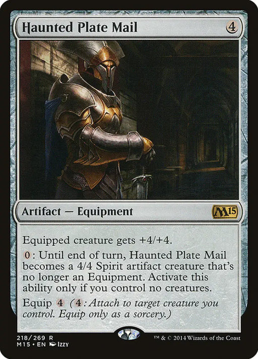 Haunted Plate Mail [Magic 2015] - MTG Single