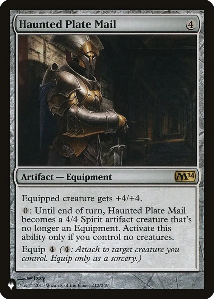 Haunted Plate Mail [The List] - MTG Single