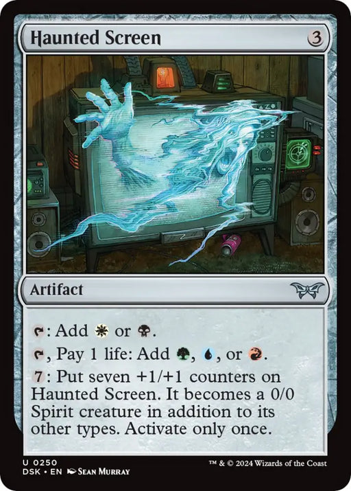 Haunted Screen [Duskmourn: House of Horror] - MTG Single