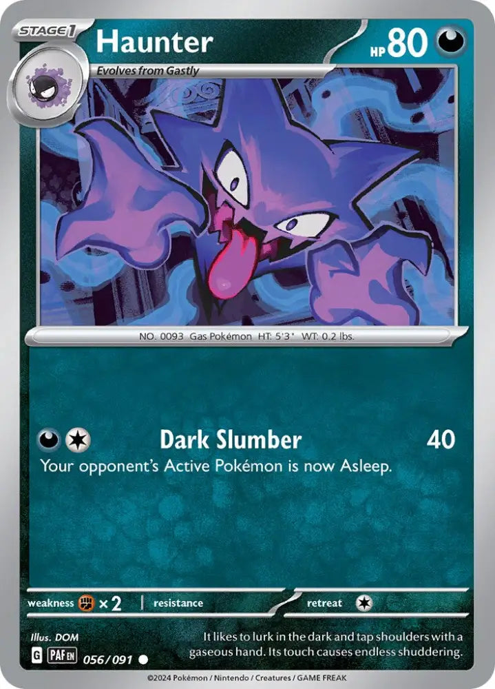 Haunter (056/091) [Scarlet & Violet: Paldean Fates] - Pokemon Single