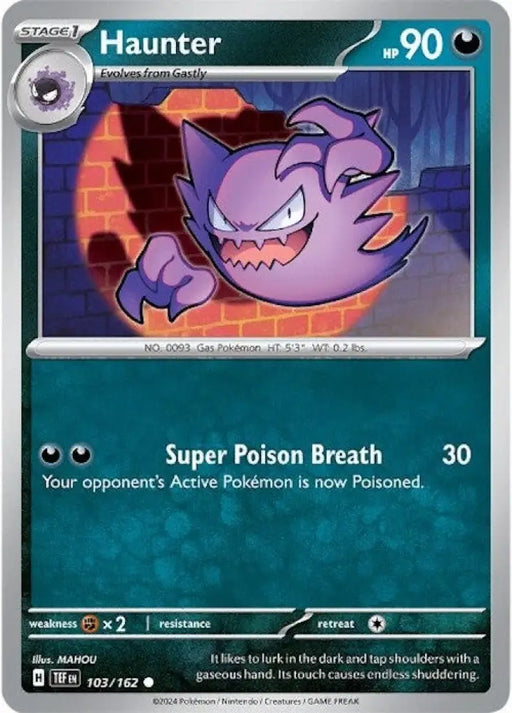 Haunter (103/162) [Scarlet & Violet: Temporal Forces] - Pokemon Single