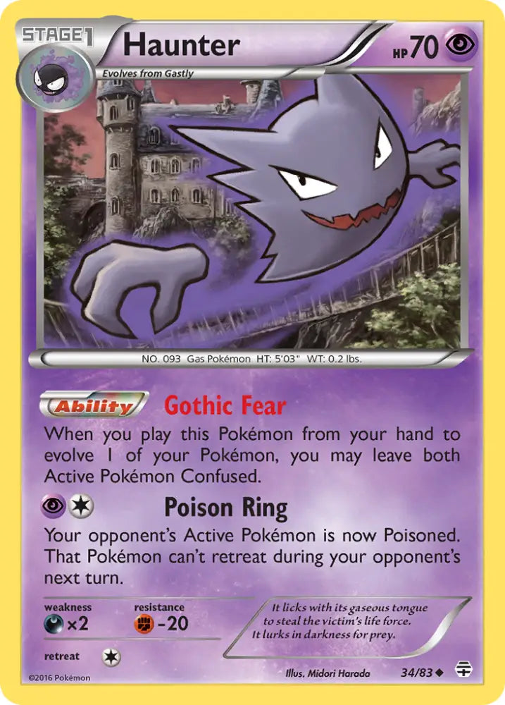 Haunter (34/83) [XY: Generations] - Pokemon Single