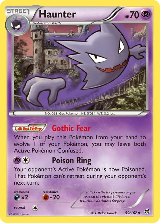 Haunter (59/162) [XY: BREAKthrough] - Pokemon Single