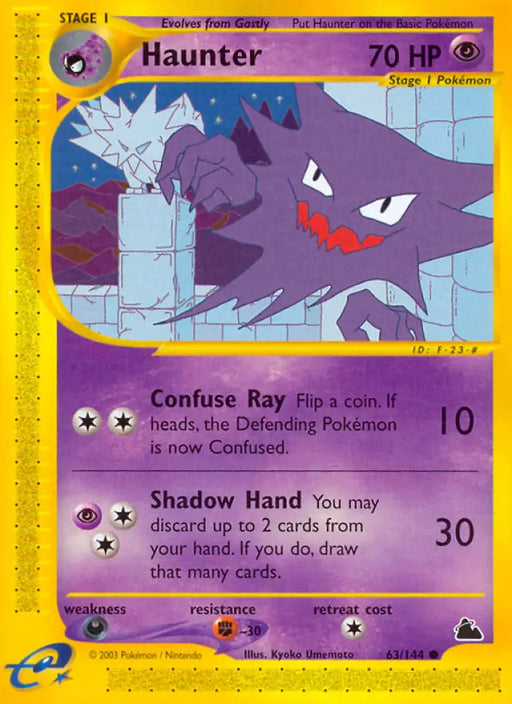 Haunter (63/144) [Skyridge] - Pokemon Single