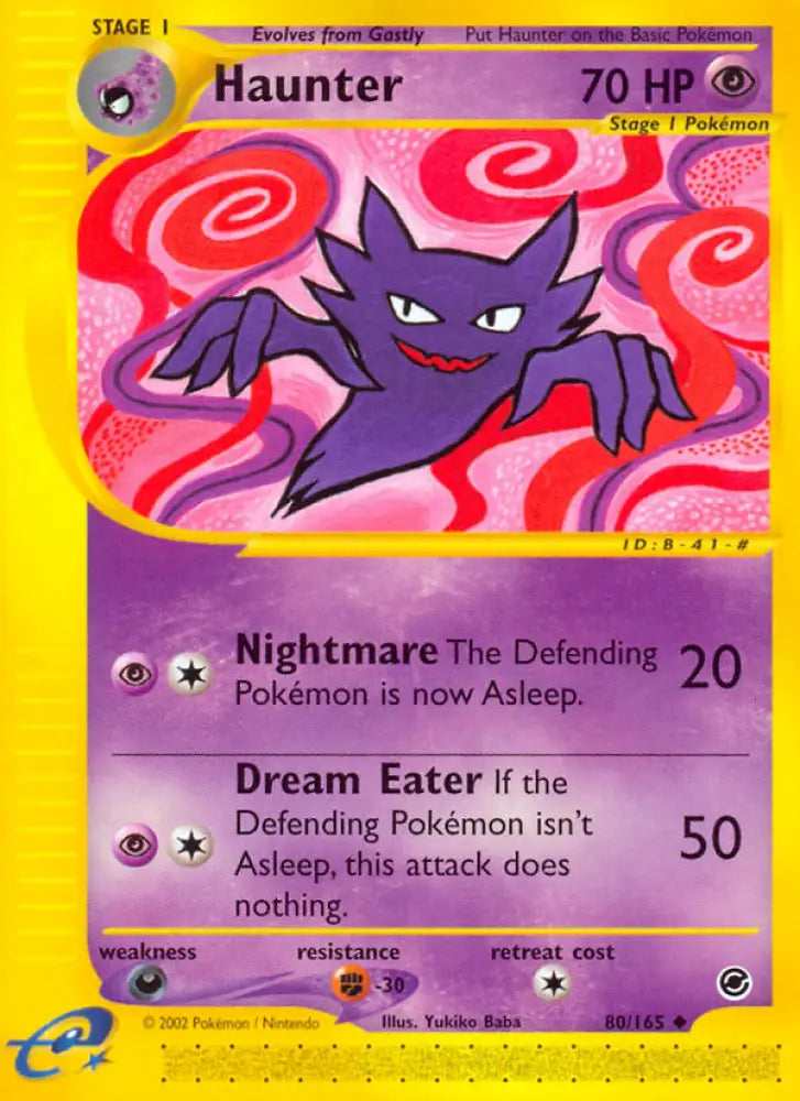 Haunter (80/165) [Expedition: Base Set] - Pokemon Single